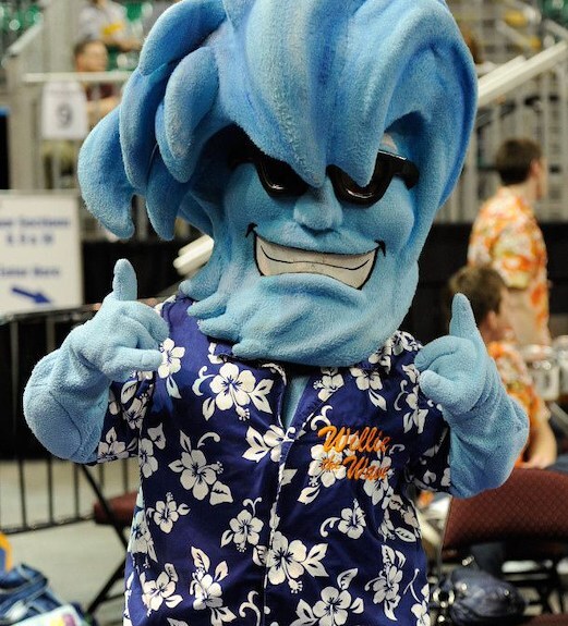 Pepperdine University Mascot Willy the Wave