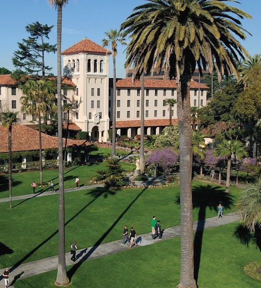 Image of the Santa Clara University campus