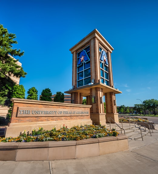 The UT Arlington campus