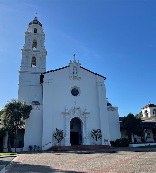 Exterior of the Saint Mary's College campus chapel