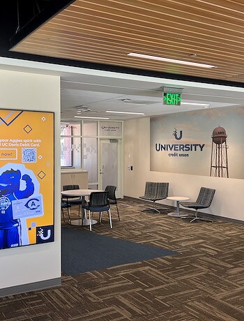 UC Davis Banking Hub - Located on the UC Davis campus in Memorial Union.