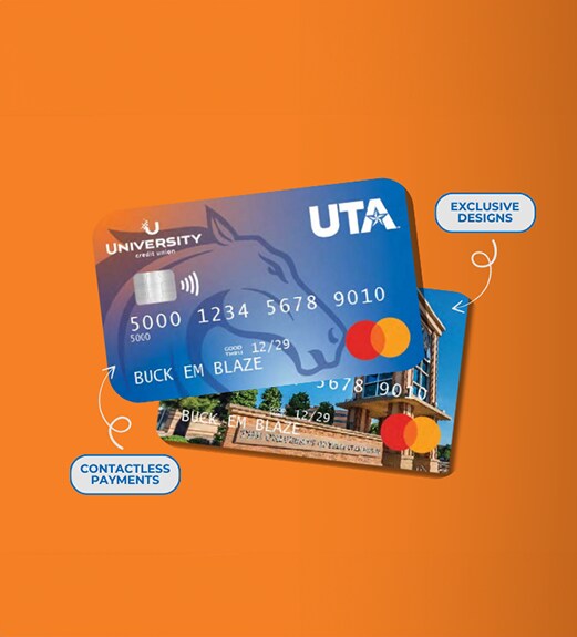 UT Arlington partner debit and credit cards